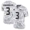 S.Seahawks #3 Nick Emmanwori Player Arctic Camo Limited Salute To Service Home Game STECN Stitched Jerseys
