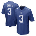 NY.Giants #3 Abdul Carter Player Royal Home Game STECN Stitched Jerseys