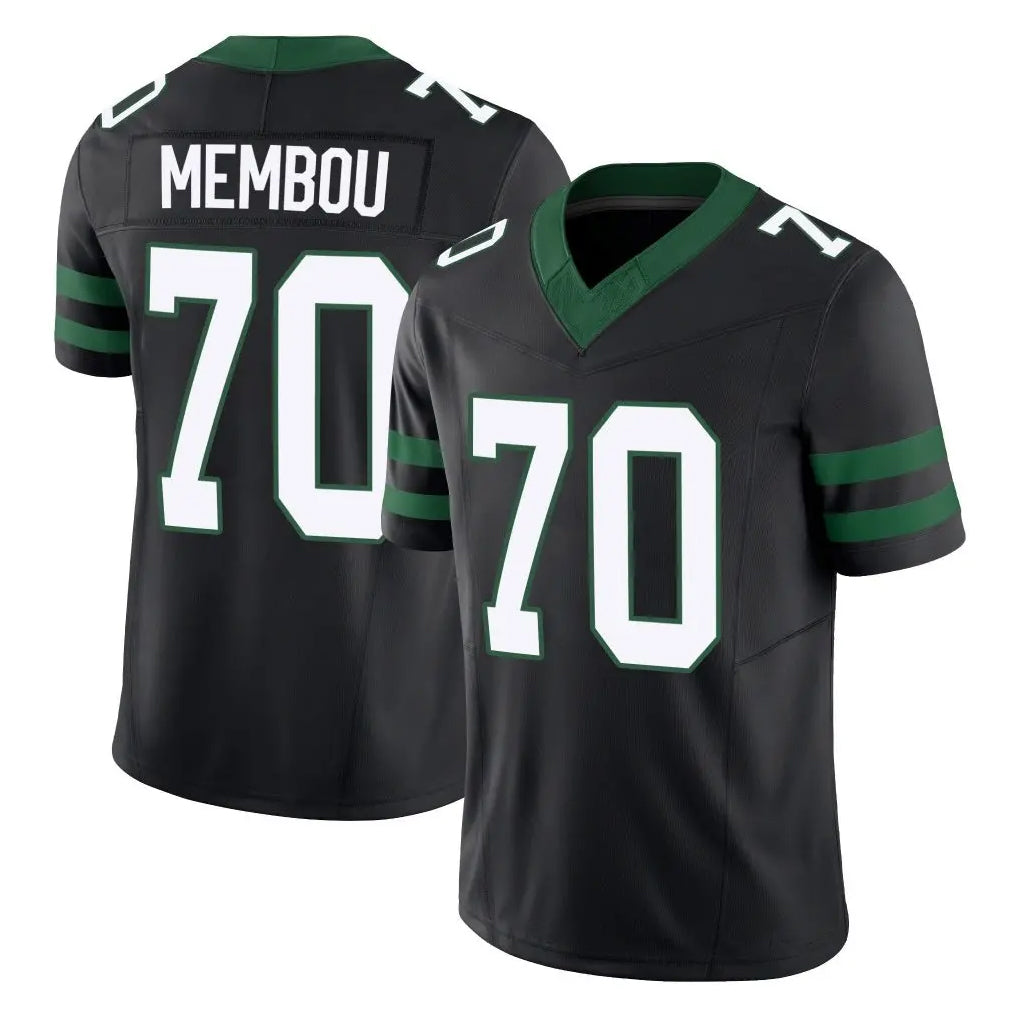 NY.Jets #70 Armand Membou Player Black Limited Legacy Vapor F.U.S.E. Home Game STECN Stitched Jerseys