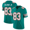 M.Dolphins #83 Kevin Coleman Jr. Player Aqua Limited Alternate Vapor Untouchable Home Game STECN Stitched Jerseys