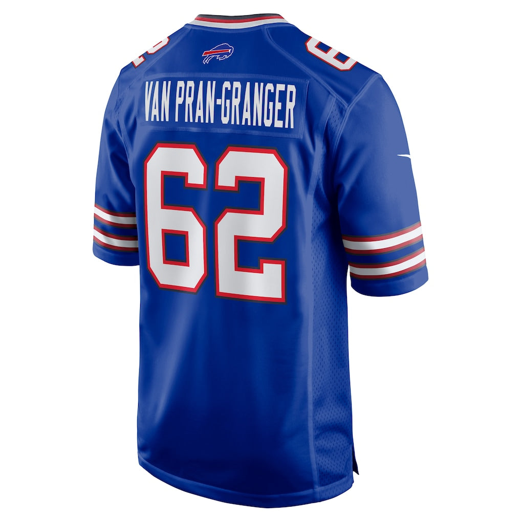STECN B.Bills #62 Sedrick Van Pran-Granger Royal Game Jersey