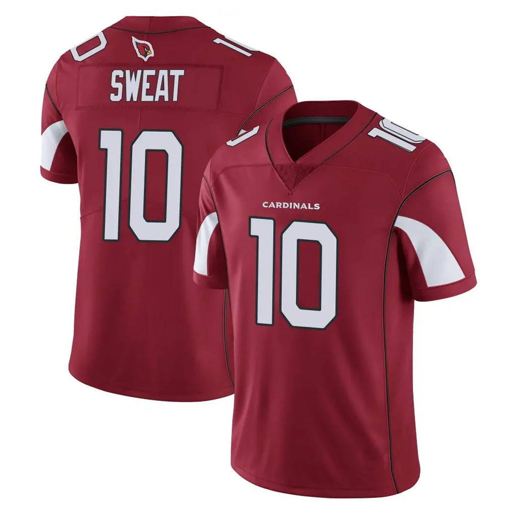 A.Cardinals #10 Josh Sweat Player Cardinal Vapor Limited Home Game  STECN Stitched Jerseys