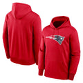 NE.Patriots ## Patriots Blank Player Red LOGO Pullover Hoodies Home Game STECN Stitched Jerseys