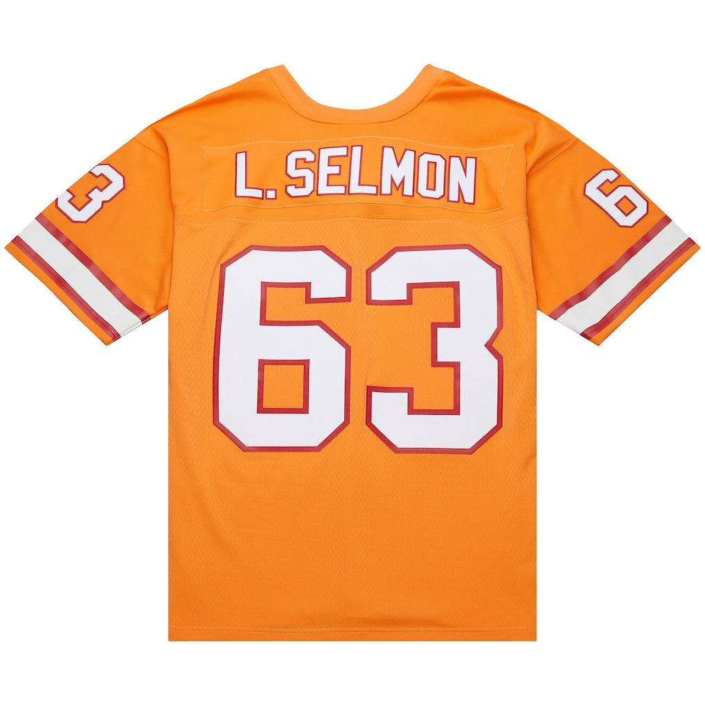 STECN TB.Buccaneers #63 Lee Roy Selmon Mitchell & Ness Orange 1976 Legacy Replica Jersey