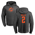 M.Dolphins #2 Malik Willis Player Darkgray Pullover Hoodies Limited STECN Stitched Jerseys