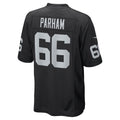 STECN LV.Raiders #66 Dylan Parham Black Game Player Jersey