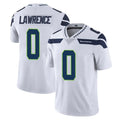 S.Seahawks #0 DeMarcus Lawrence Player White Limited Vapor Untouchable Home Game STECN Stitched Jerseys