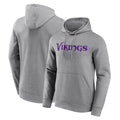 M.Vikings ## Vikings Blank Player Gray LOGO Pullover Hoodies Home Game Blank Player STECN Stitched Jerseys