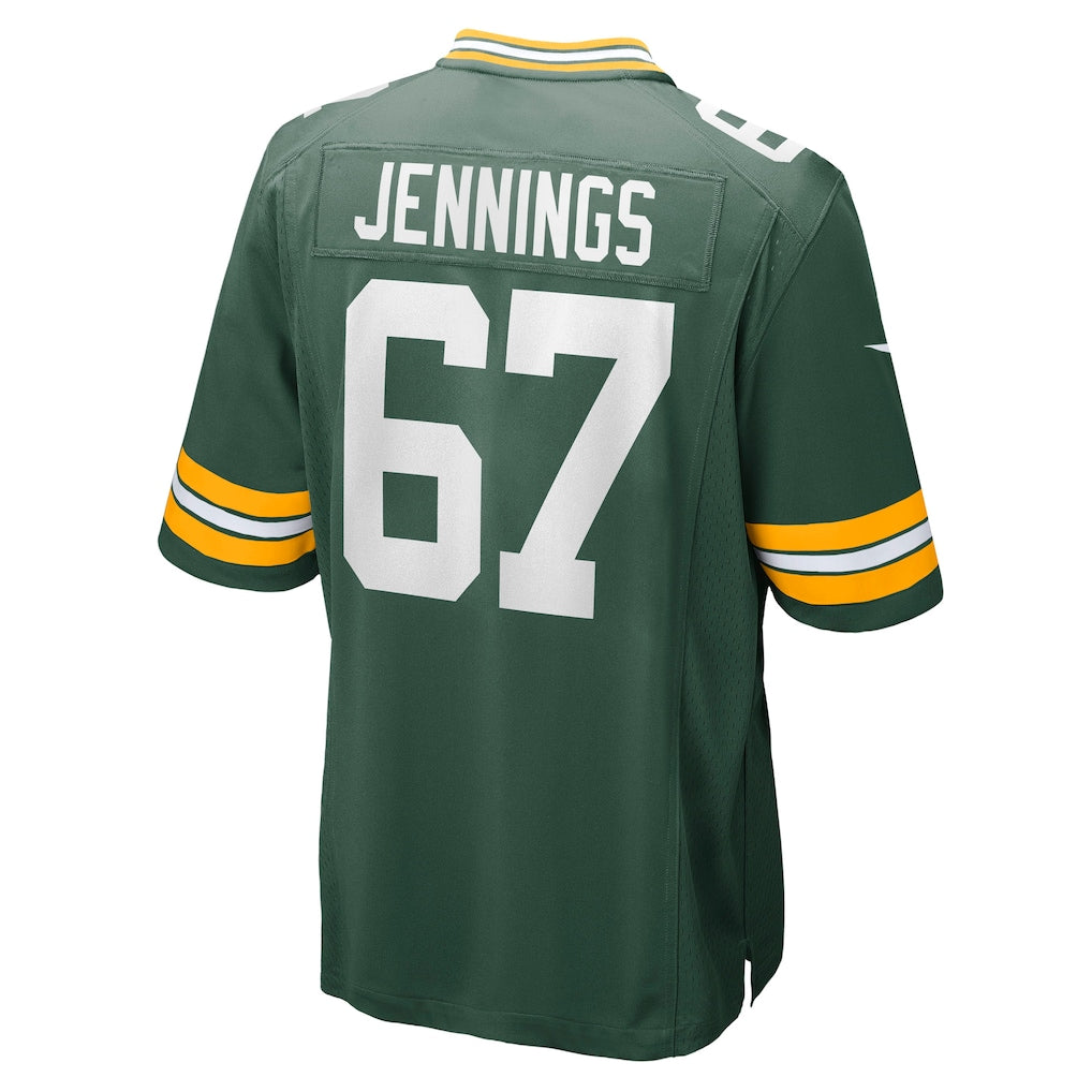 STECN GB.Packers #67 Donovan Jennings Green Game Jersey