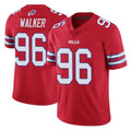 B.Bills #96 Deone Walker Player Red Vapor Untouchable Limited STECN Stitched Jerseys