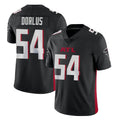 A.Falcons #54 Brandon Dorlus Player Black Vapor Untouchable Limited Home Game STECN Stitched Jerseys