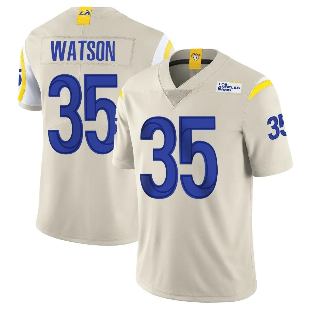 LA.Rams #35 Jaylen Watson Player Bone Limited Vapor Home Game STECN Stitched Jerseys