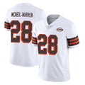 C.Browns #28 Emmanuel McNeil-Warren Player White Limited  Vapor 1946 Collection Alternate Game STECN Stitched Jerseys