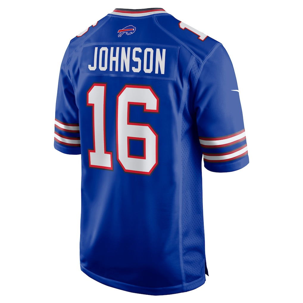 STECN B.Bills #16 Xavier Johnson Royal Game Jersey
