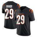 C.Bengals #29 Kyle Dugger Player Black Vapor Untouchable Limited Home Game STECN Stitched Jerseys