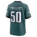 STECN P.Eagles #50 Jaelan Phillips Midnight Green Team Game Jersey