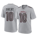 A.Cardinals #10 Josh Sweat Player Gray Atmosphere Fashion Home Game STECN Stitched Jerseys