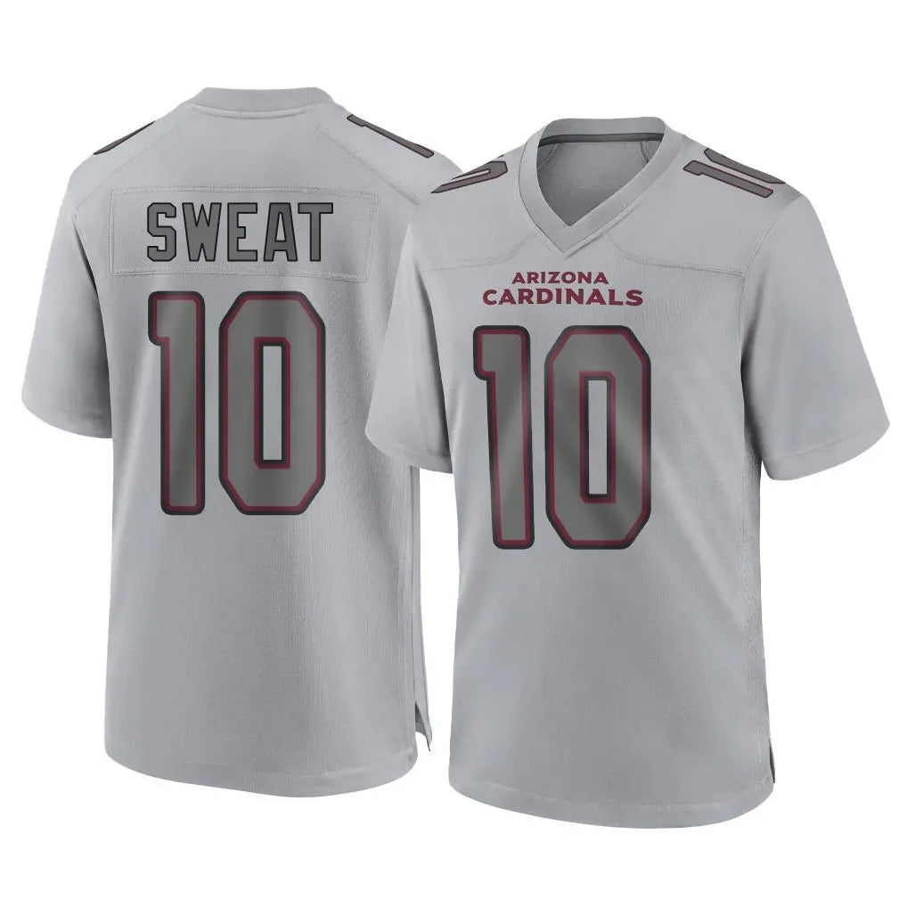 A.Cardinals #10 Josh Sweat Player Gray Atmosphere Fashion Home Game STECN Stitched Jerseys