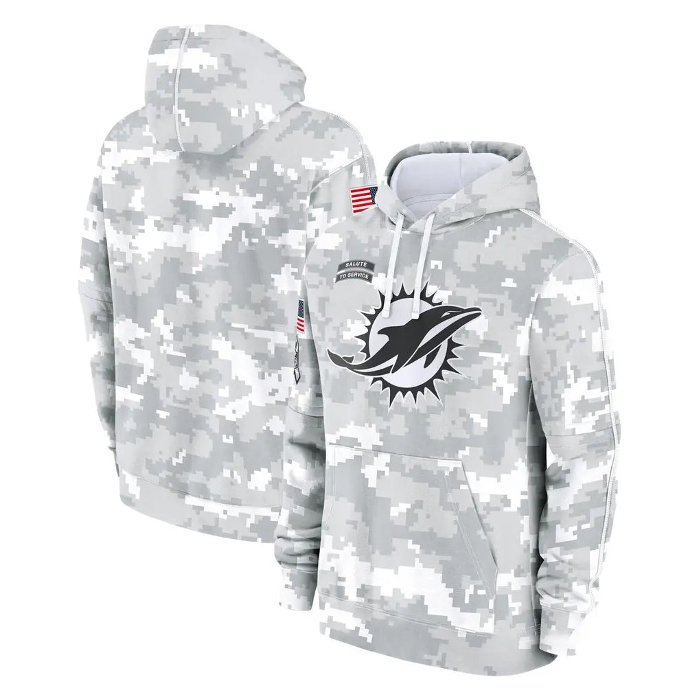 M.Dolphins ## Dolphins Blank Player Arctic Camo Salute to Service Hoodies Limited Game STECN Stitched Jerseys
