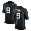 J.Jaguars #9 Logan Cooke Player Black Home Game STECN Stitched Jerseys