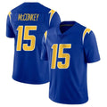 LA.Chargers #15 Ladd McConkey Player Royal Limited Vapor Home Game STECN Stitched Jerseys