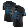 D.Lions #45 Devin White Player Black Impact Limited Home Game STECN Stitched Jerseys