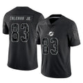 M.Dolphins #83 Kevin Coleman Jr. Player Black Reflective Limited Game STECN Stitched Jerseys
