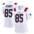 NE.Patriots #85 Hunter Henry Player White Home Game STECN Stitched Jerseys