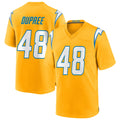 LA.Chargers #48 Bud Dupree Player Gold Home Game STECN Stitched Jerseys