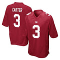 NY.Giants #3 Abdul Carter Player Red Home Game STECN Stitched Jerseys