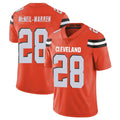 C.Browns #28 Emmanuel McNeil-Warren Player Orange Alternate Vapor Untouchable Limited Home Game STECN Stitched Jerseys