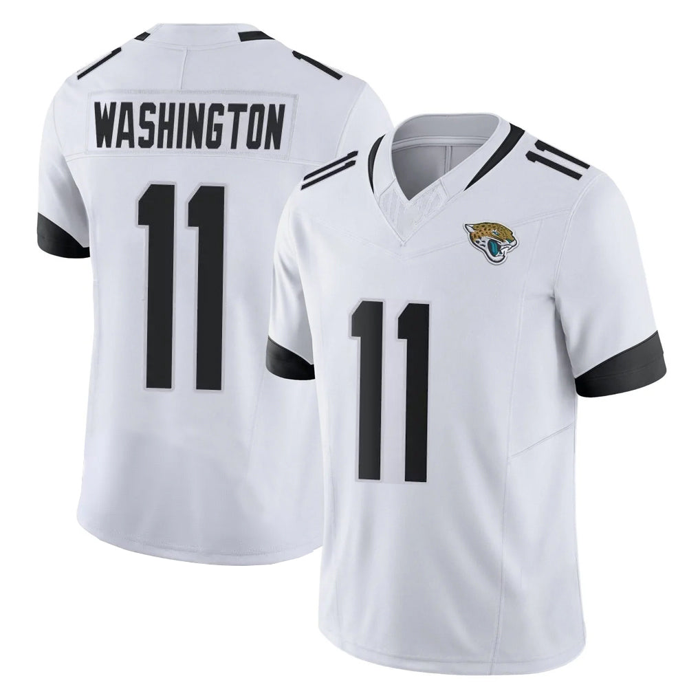 J.Jaguars #11 Parker Washington Player White Vapor F.U.S.E. Limited Home Game STECN Stitched Jerseys