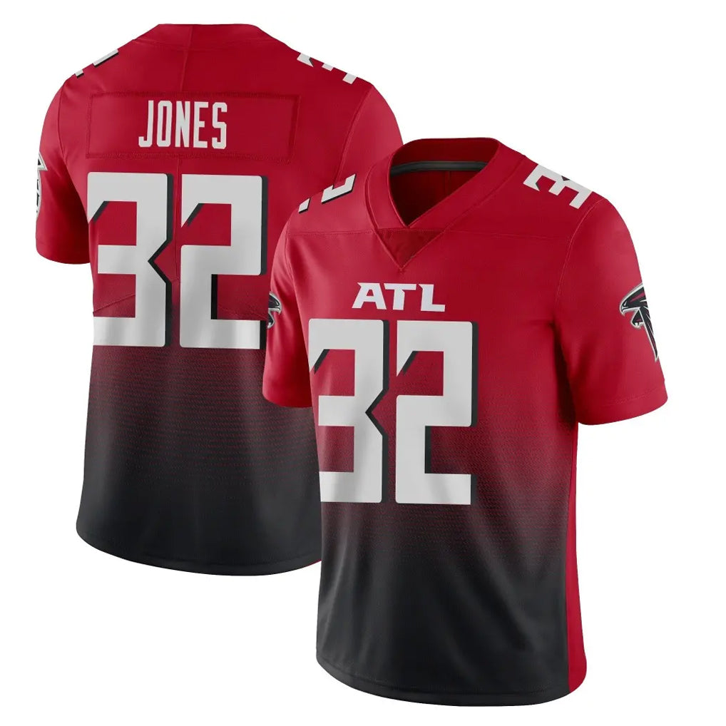 A.Falcons #32 Cash Jones Player Red Vapor Untouchable Limited Home Game STECN Stitched Jerseys