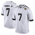 J.Jaguars #7 Brian Thomas Jr. Player White Home Game STECN Stitched Jerseys