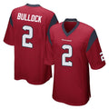 H.Texans #2 Calen Bullock Player Red Home Game STECN Stitched Jerseys