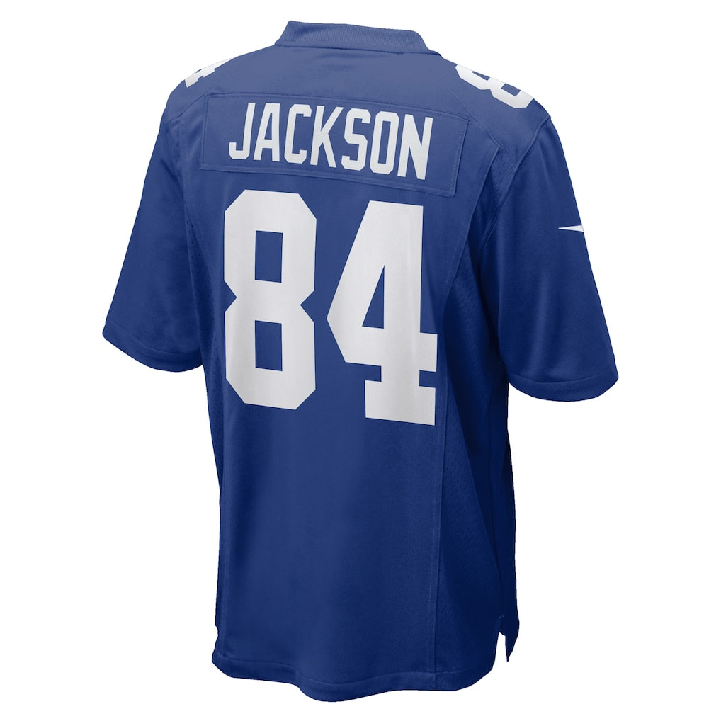 STECN NY.Giants #84 Tyree Jackson Royal Game Jersey