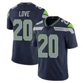 S.Seahawks #20 Julian Love Player Navy Limited Vapor Untouchable Home Game STECN Stitched Jerseys