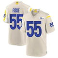 LA.Rams #55 Braden Fiske Player Bone Home Game STECN Stitched Jerseys