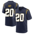 LA.Chargers #20 Cam Hart Player Navy Home Game STECN Stitched Jerseys