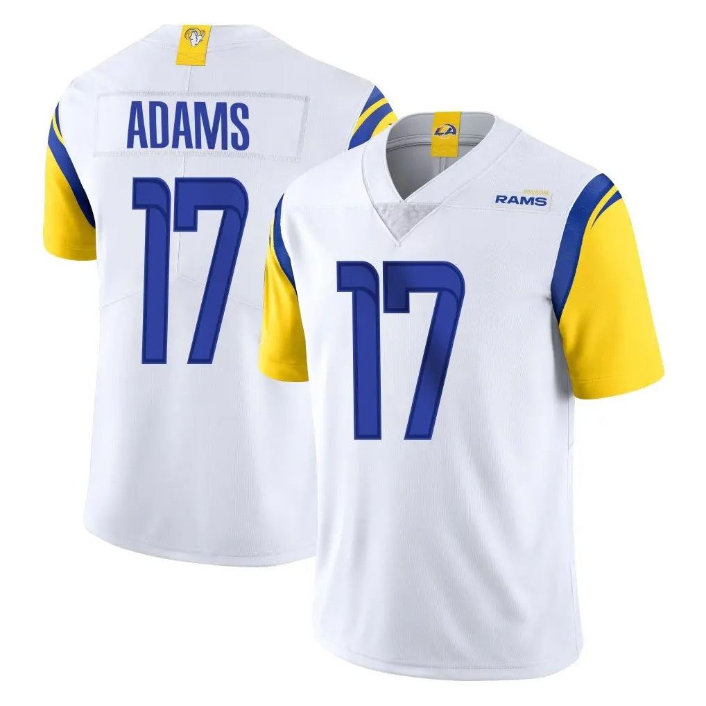 LA.Rams #17 Davante Adams Player White Limited Vapor Untouchable Home Game STECN Stitched Jerseys