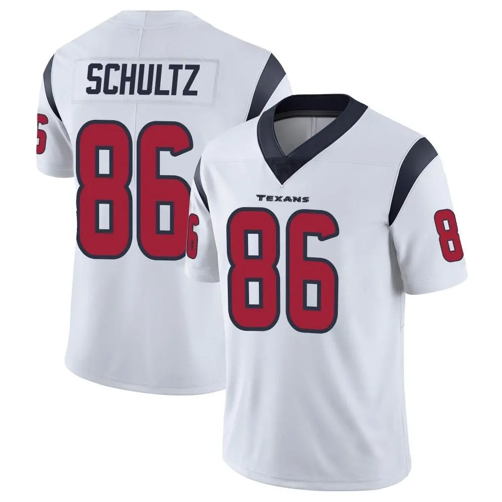 H.Texans #86 Dalton Schultz Player White Limited Vapor Untouchable Home Game STECN Stitched Jerseys