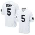 LV.Raiders #5 Eric Stokes Player White Home Game STECN Stitched Jerseys