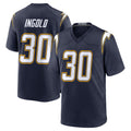 LA.Chargers #30 Alec Ingold Player Navy Alternate Home Game STECN Stitched Jerseys