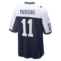 STECN D.Cowboys #11 Micah Parsons Navy Alternate Game Team Jersey