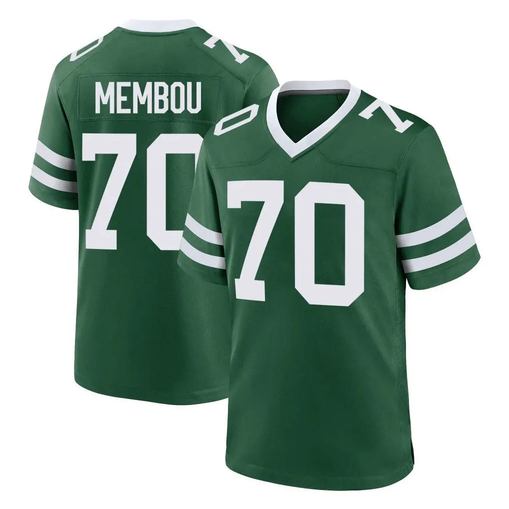NY.Jets #70 Armand Membou Player Green Legacy Home Game STECN Stitched Jerseys