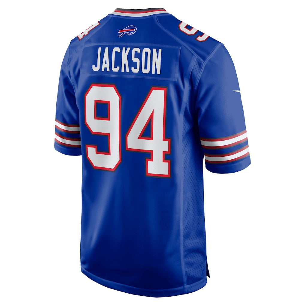 STECN B.Bills #94 Landon Jackson Royal Team Game Jersey