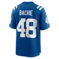 STECN IN.Colts #48 Joe Bachie Royal Team Game Jersey
