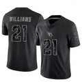 A.Cardinals #21 Garrett Williams Player Black RFLCTV Limited STECN Stitched Jerseys