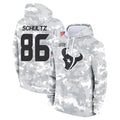 H.Texans #86 Dalton Schultz Player Arctic Camo Salute to Service Hoodies Limited Game STECN Stitched Jerseys
