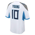 STECN T.Titans #10 Vince Young White Retired Player Game Jersey